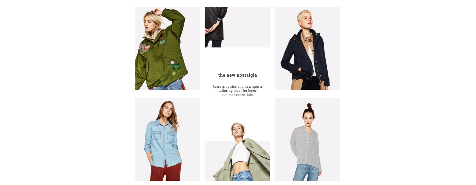The new nostalgia fashion editorial